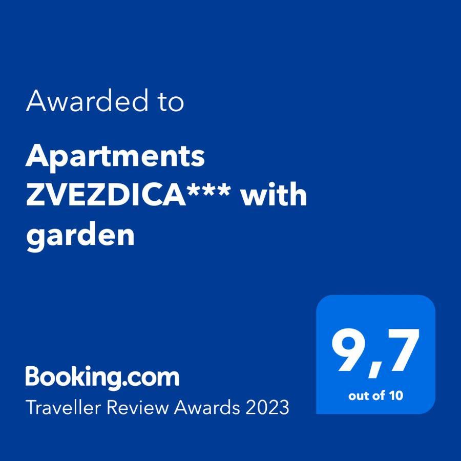 Apartments Zvezdica*** With Garden ザンブラティヤ エクステリア 写真